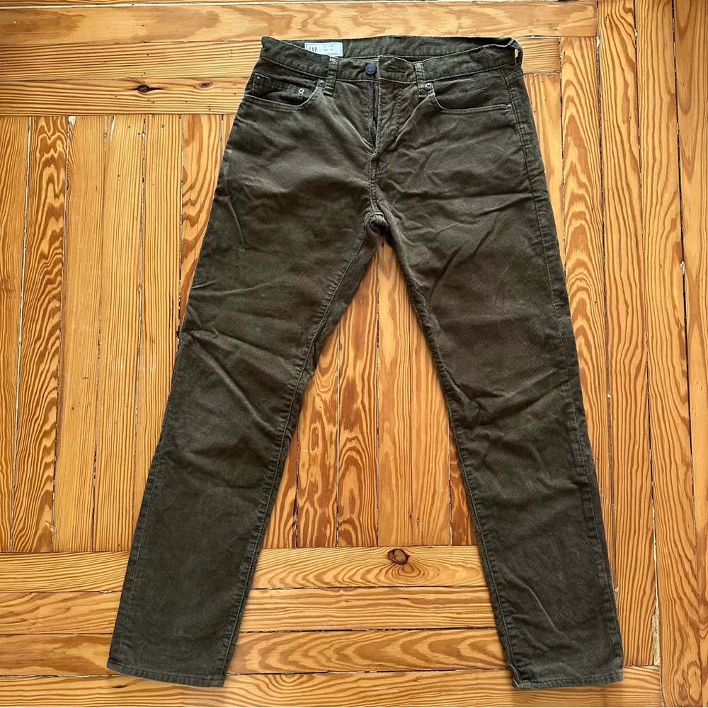 Gap corduroy slim fit pants